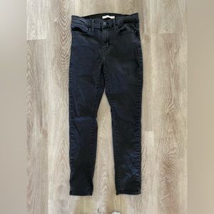 Levi's Black Slimming Skinny Jeans